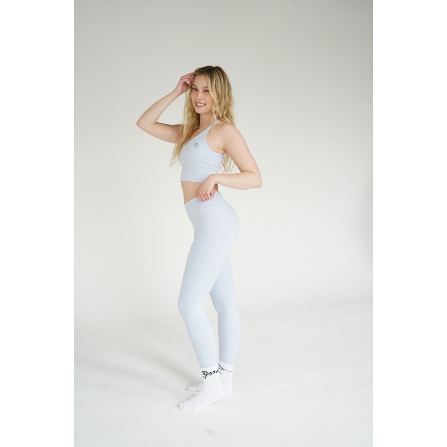 High-Rise Basic Training Leggings - Ice Purple