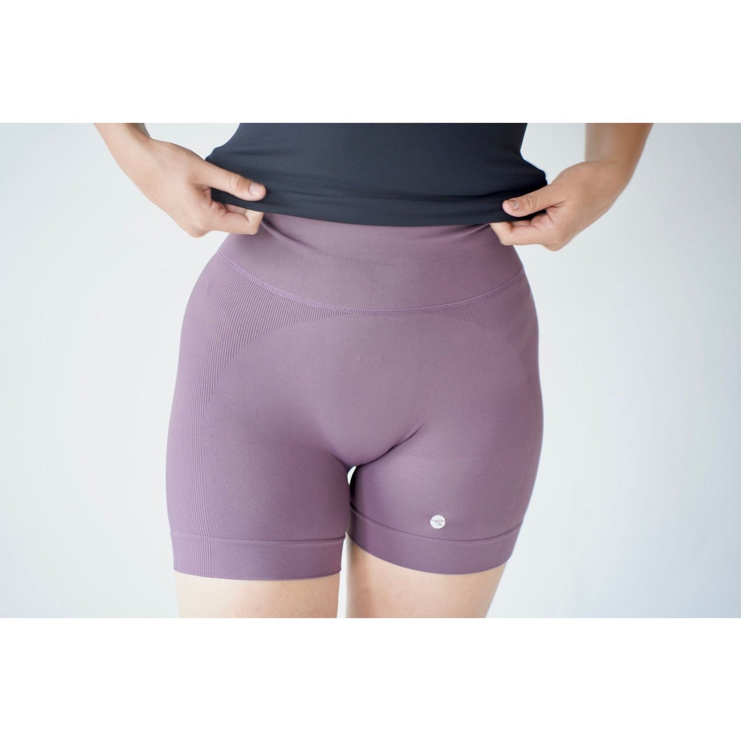 Contour Biker Shorts - Purple