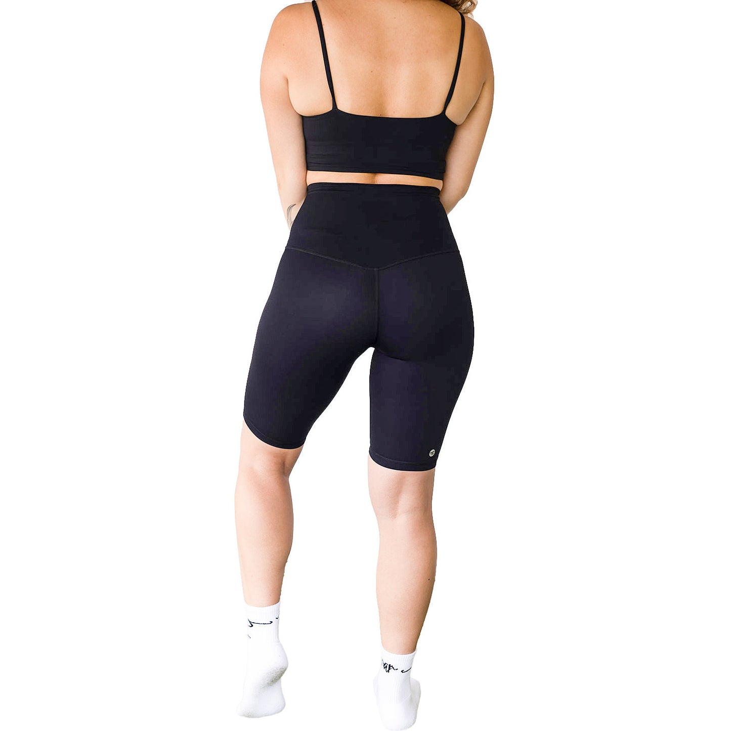 High-waist Lycra Yoga Shorts