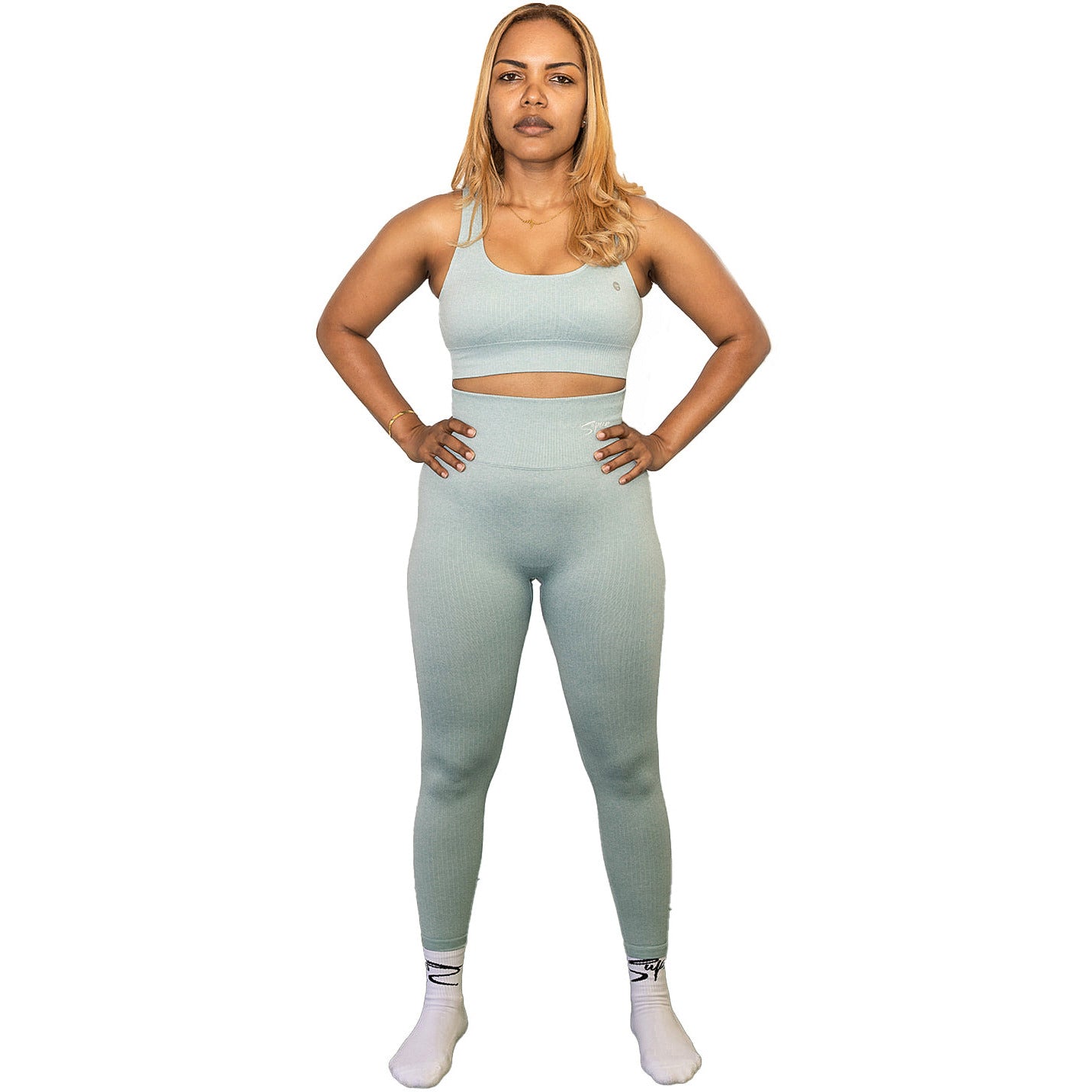 Rib Contour High-Rise Leggings