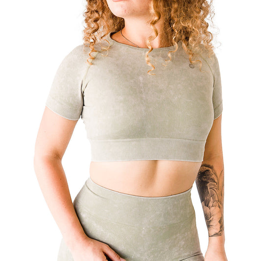 Short Sleeve Crop Top