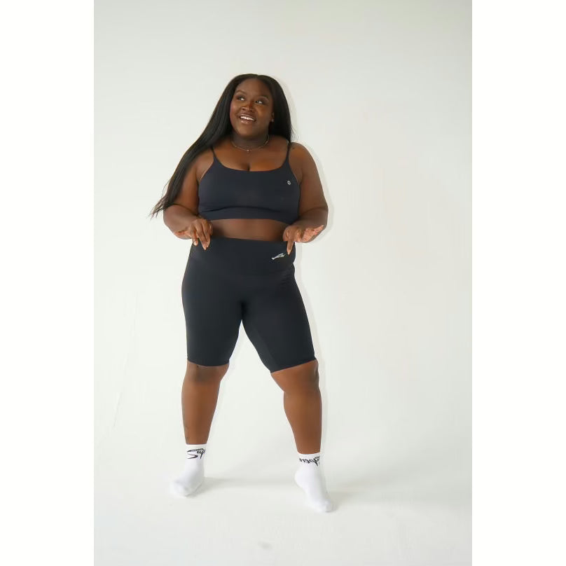 High-waist Lycra Yoga Shorts