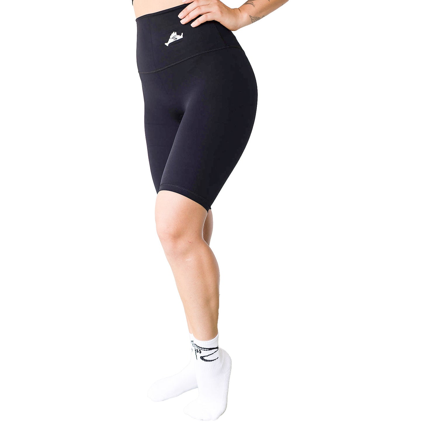 High-waist Lycra Yoga Shorts